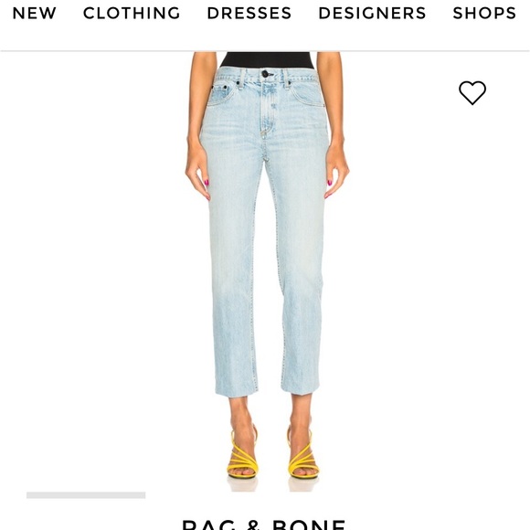 Rag & Bone, Lightwash, Ankle Length Jeans, Size 31 - Picture 3 of 10